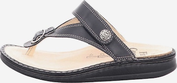 Finn Comfort Teenslipper in Zwart