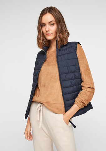 s.Oliver Vest in Blue: front