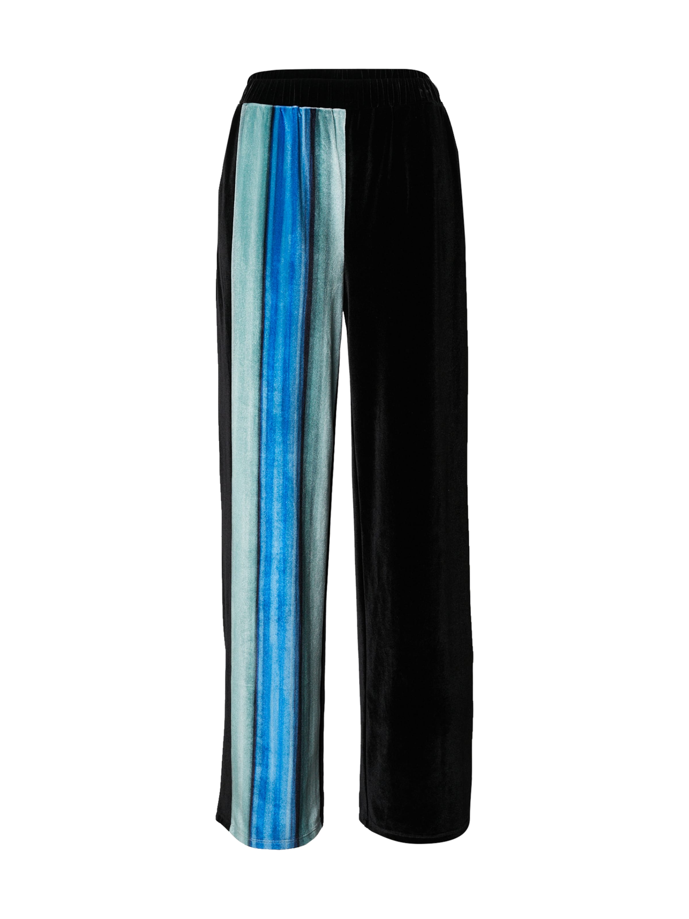 ABOUT YOU x Sofia Tsakiridou Wide leg Pants 'Olivia' in Black: front