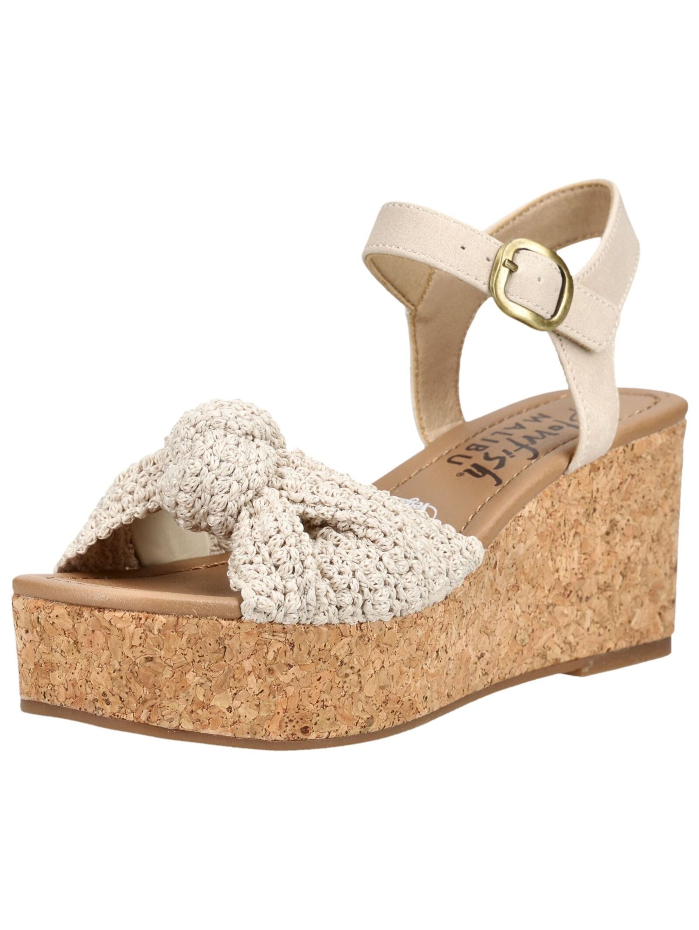 Sandales Blowfish Malibu en beige : devant