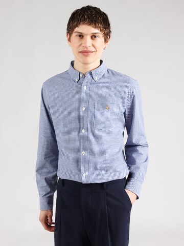 GAP Regular Fit Hemd 'BRANNAN' in Blau: Vorderseite