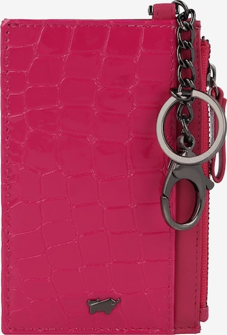 Braun Büffel Key Ring 'Verona' in Pink: front