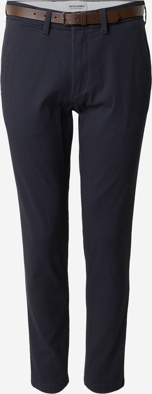 Slimfit Pantaloni eleganți 'JPSTMARCO ADAM' de la JACK & JONES pe albastru: față