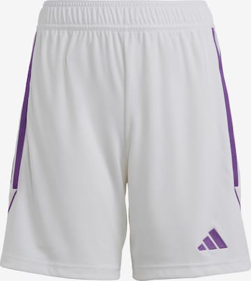 ADIDAS PERFORMANCE Sportbroek 'Tiro 23 League' in Wit: voorkant