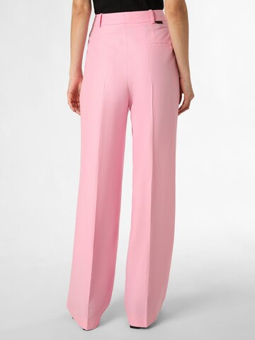 HUGO Loose fit Pleat-Front Pants 'Havira' in Pink
