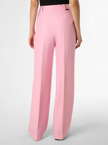 HUGO Red Loose fit Pleat-Front Pants 'Havira' in Pink