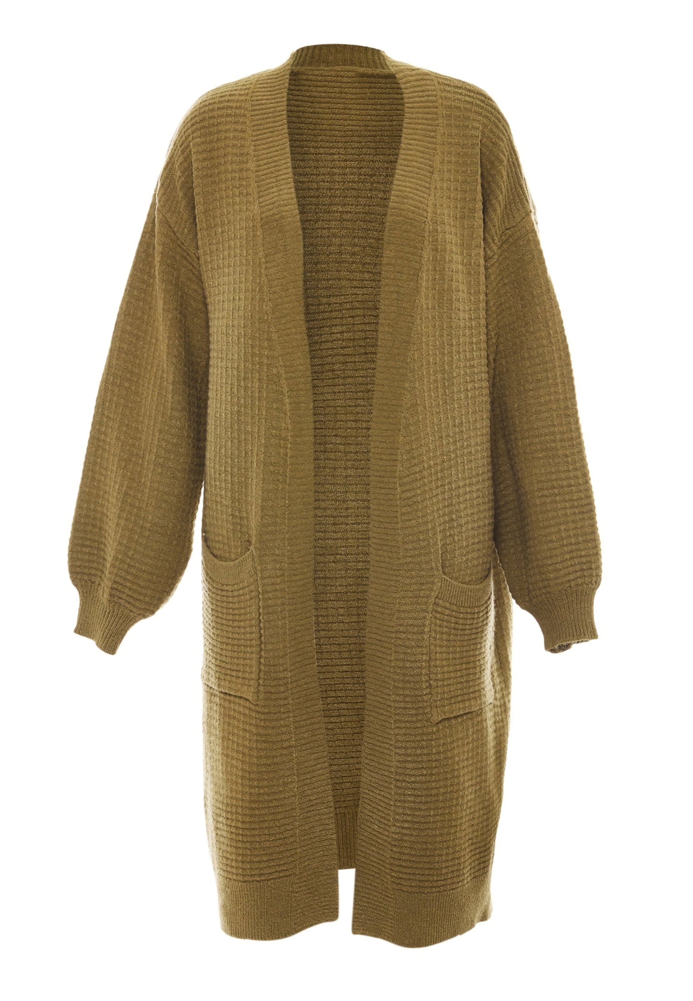 Tanuna - Casaco de malha em verde: frente