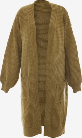 Tanuna Knit Cardigan in Green: front