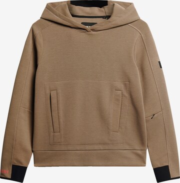 Superdry Sweatshirt 'Code Tech' in Brown: front