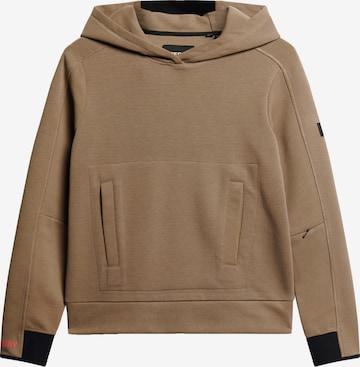 Superdry Sweatshirt 'Code Tech' in Brown: front