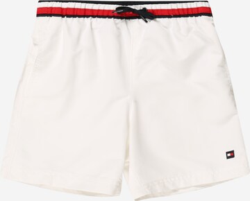 Shorts de bain Tommy Hilfiger Underwear en blanc : devant
