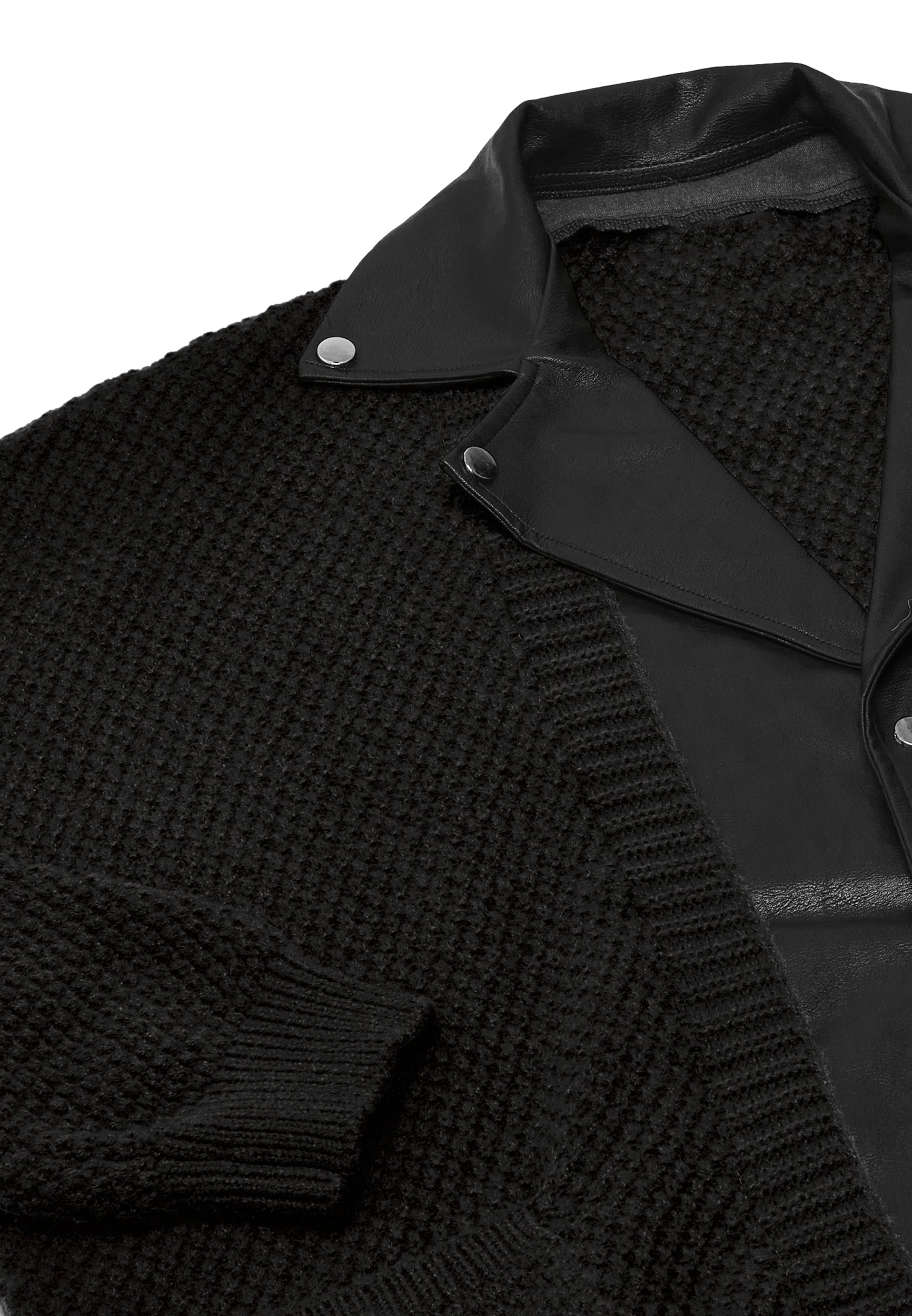 NAEMI Cardigan i sort