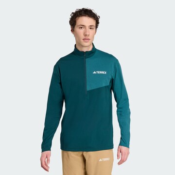 T-Shirt fonctionnel ADIDAS TERREX en vert : devant