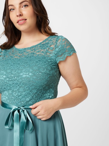 SWING Curve Cocktail Dress in Green