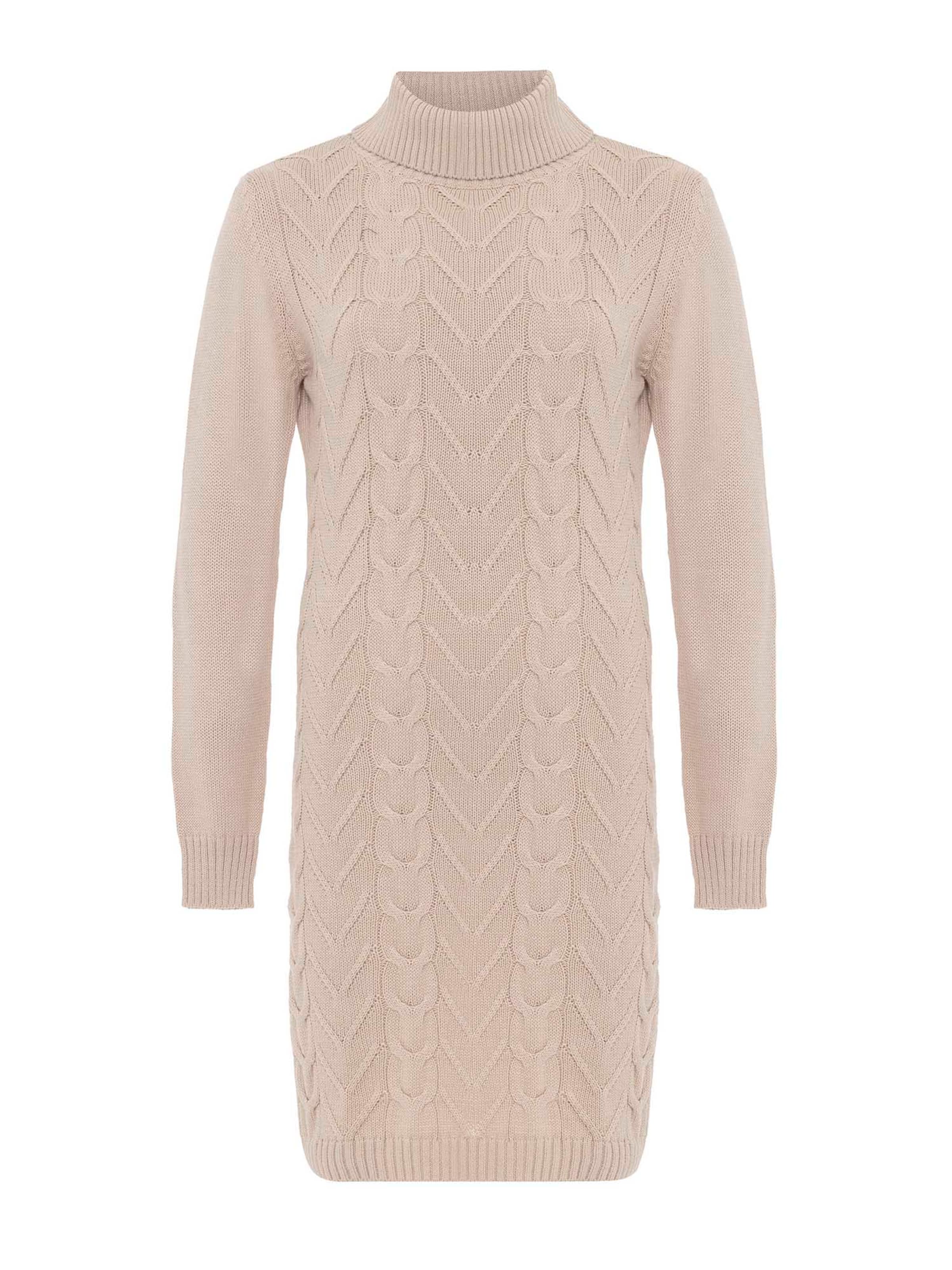 Moxx Paris Pletené šaty 'Belicia' - Béžová: predná strana