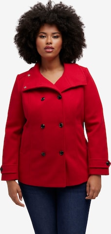 Manteau mi-saison Ulla Popken en rouge : devant