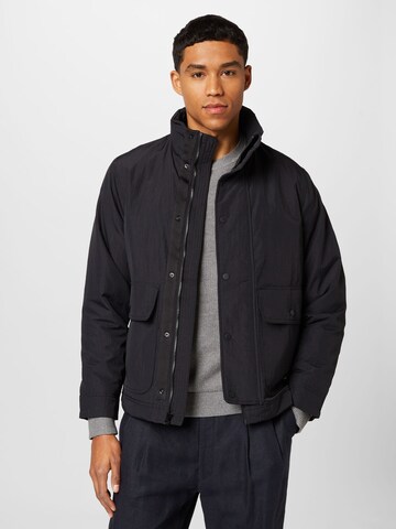 Abercrombie & Fitch Between-Season Jacket in Blue: front