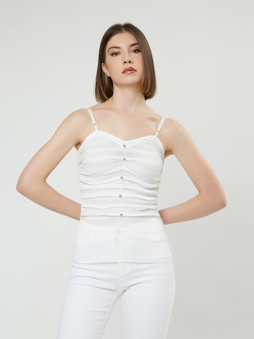 Influencer - Top em branco: frente