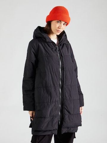 Embassy of Bricks and Logs Winter coat in Black: front