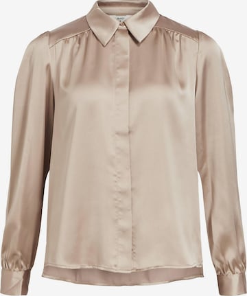 OBJECT Blouse in Brown: front