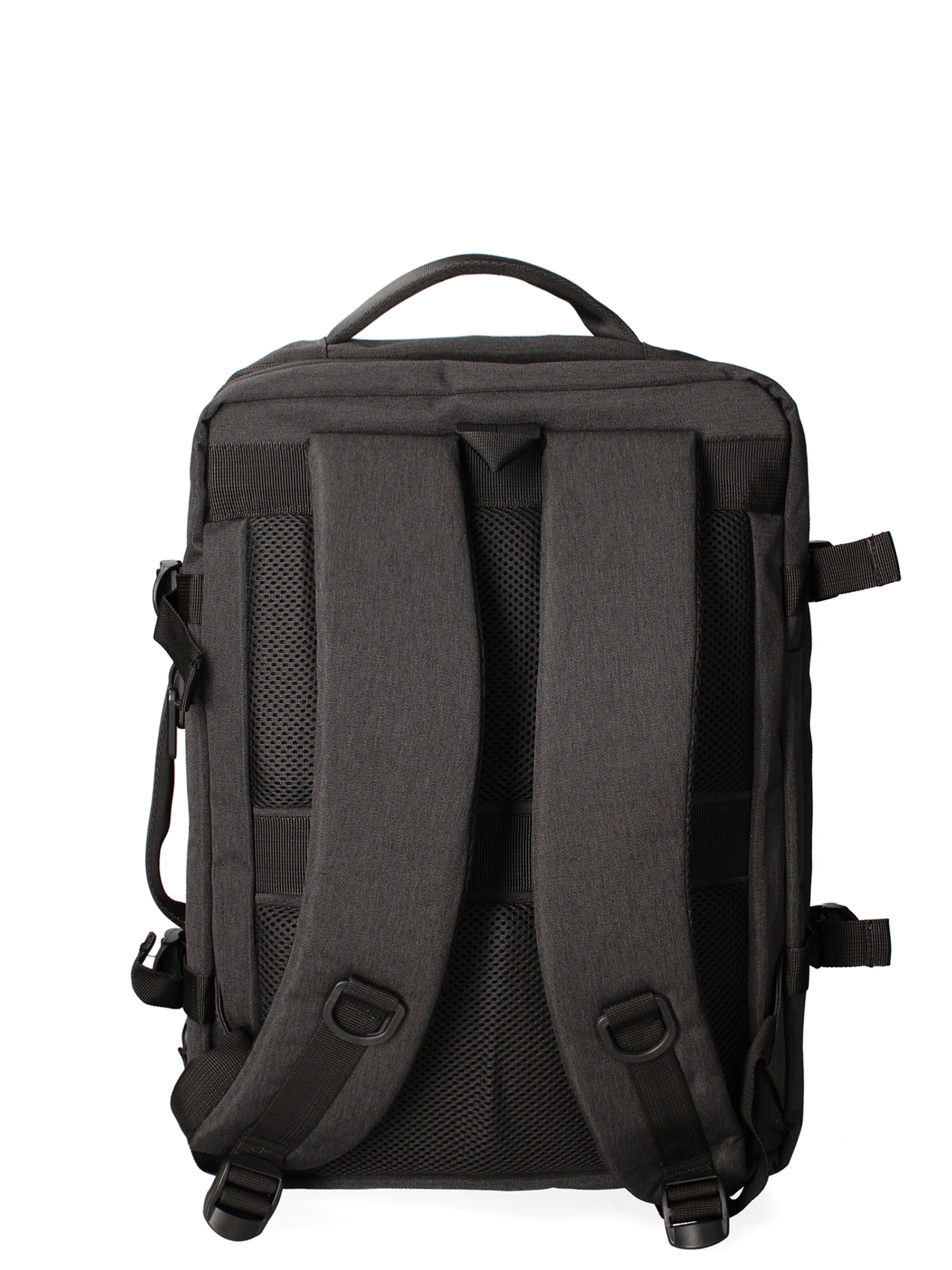Zaino 'Zaino Unisex Nylon 100% con Zip e Tasche Multifunzionali - 30x42x16 cm' di B. Cavalli in grigio