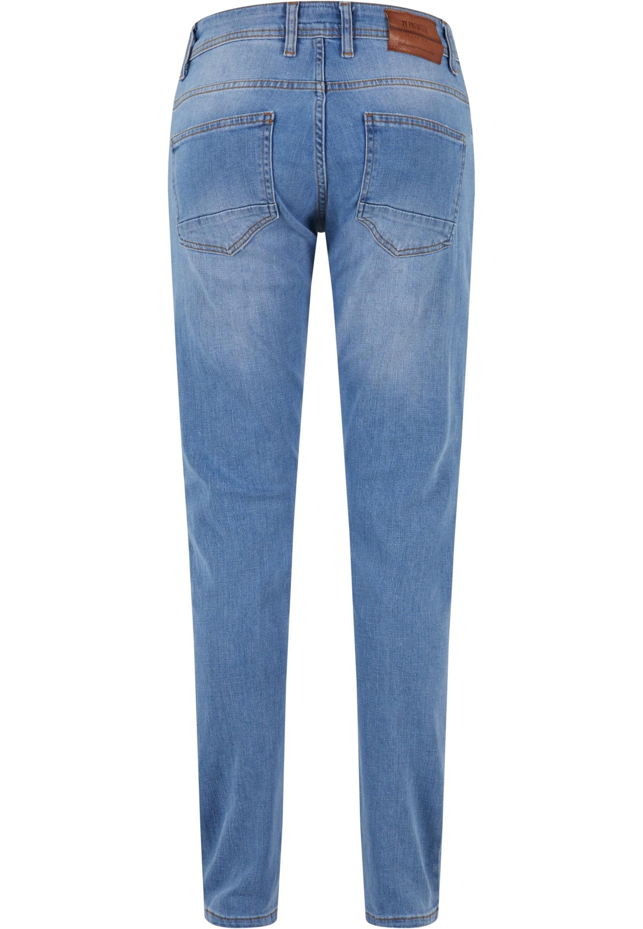 2Y Premium Slimfit Jeans in Blau