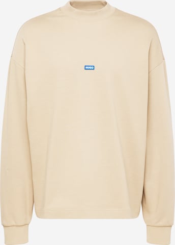 HUGO Blue Sweatshirt 'Nedro' i beige: forside