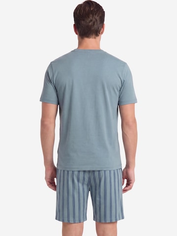 Ammann Pyjama kort 'Mix & Match' in Blauw