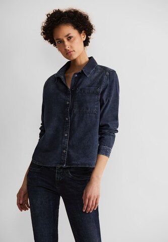STREET ONE Blouse in Blue: front