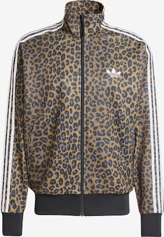 ADIDAS ORIGINALS Кофта на молнии 'Firebird Leo' в Коричневый: спереди