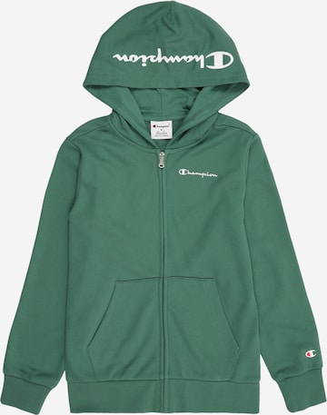 Champion Authentic Athletic Apparel Sweatjakke i grøn: forside