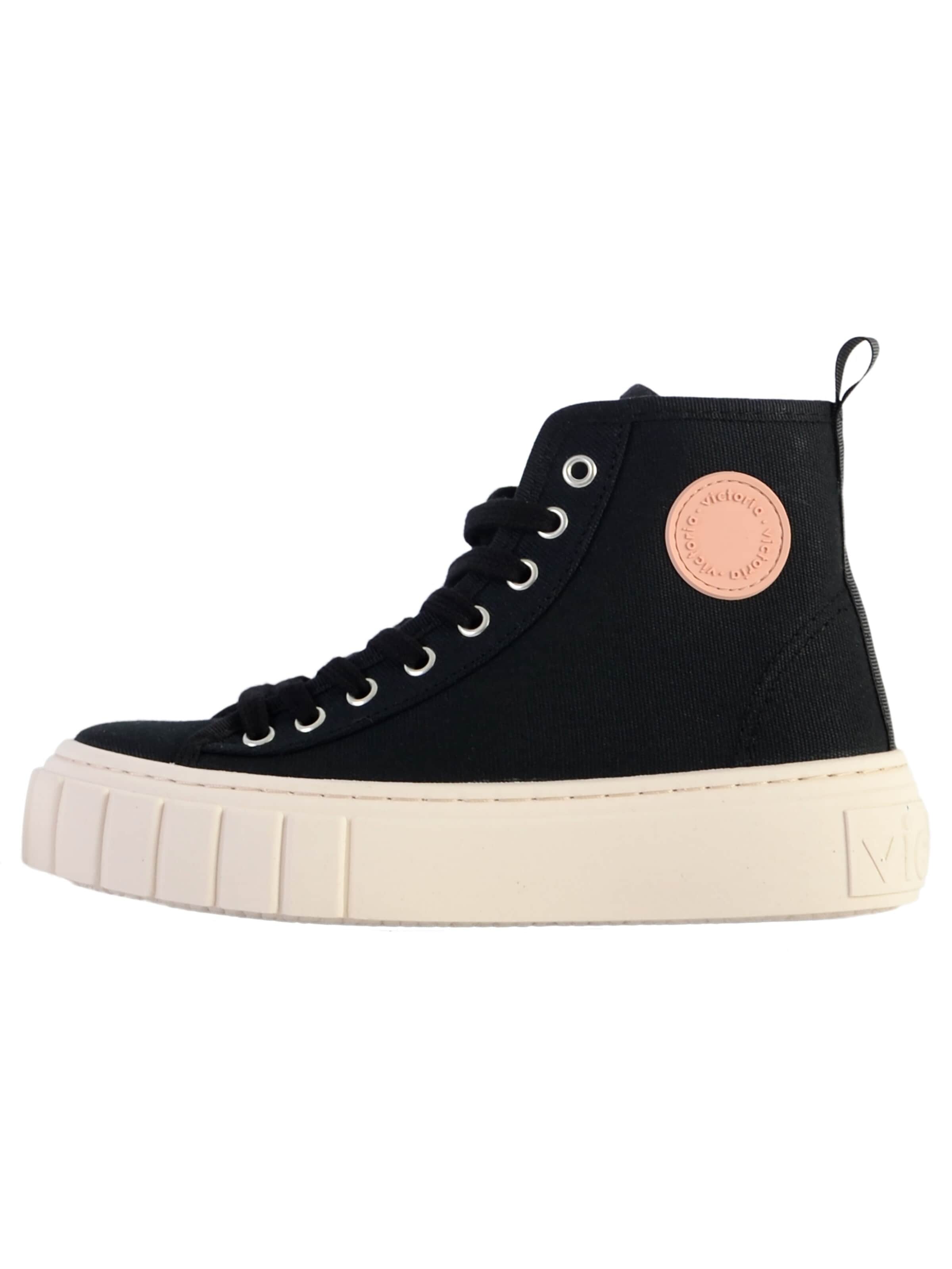 victoria - Zapatillas deportivas altas en negro: frente
