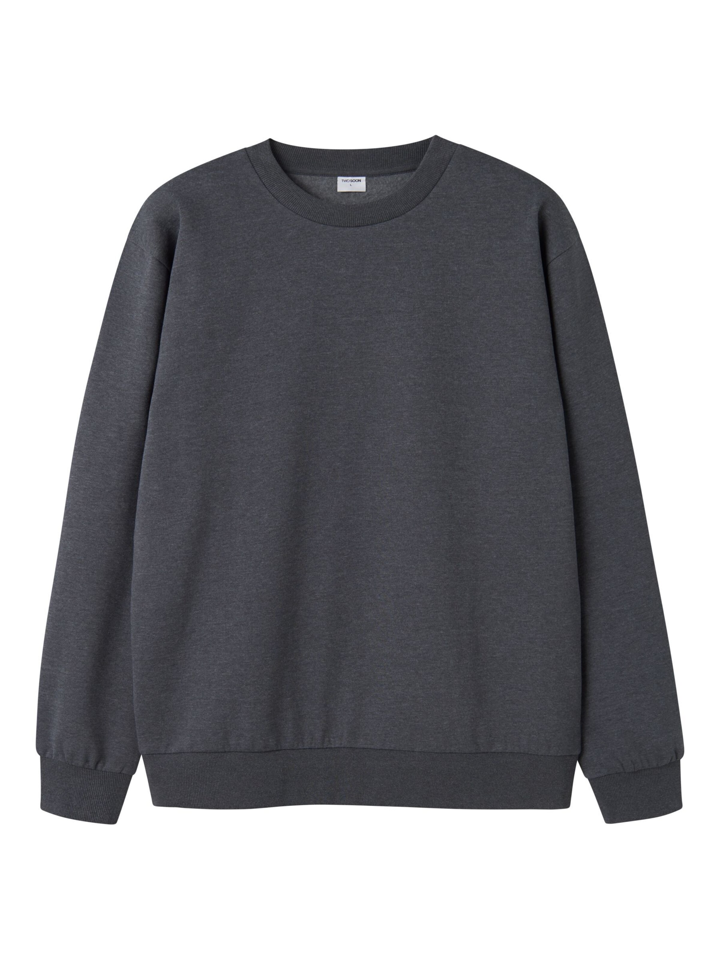 TWO SOON Sweatshirt i grå: forside