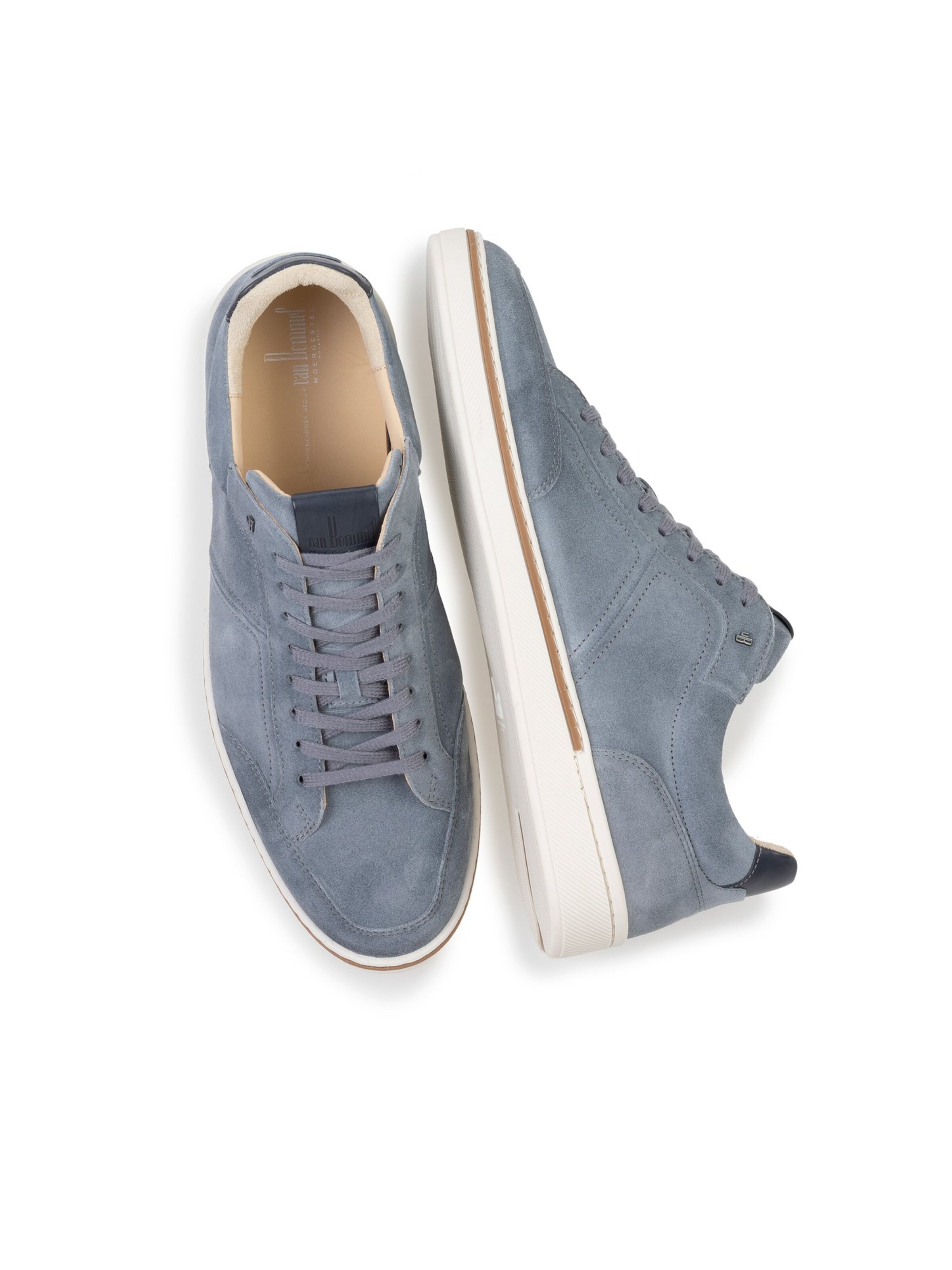 Floris van Bommel Platform trainers 'BORA 02' in Blue