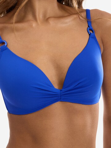 TRIUMPH Triangel Bikini-Top ' Red Label Mix & Match Summer ' in Blau