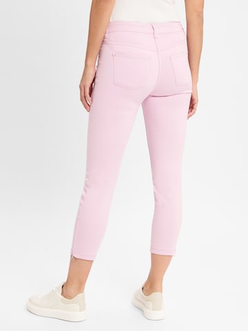 MAC Slimfit Jeans in Roze