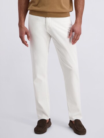 Regular Pantalon chino 'Lyon' PIERRE CARDIN en blanc