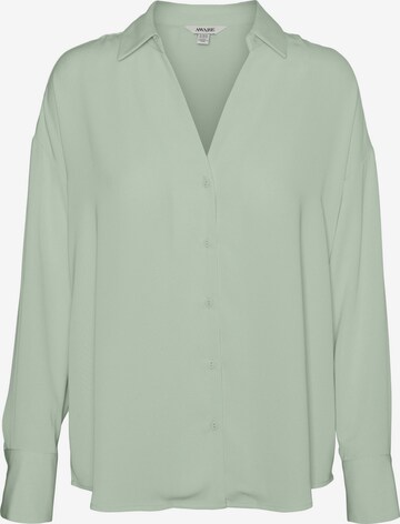 VERO MODA Blouse 'GISELLE' in Groen: voorkant