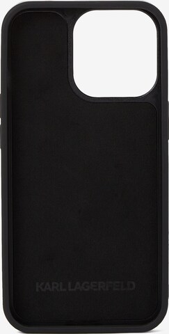 Karl Lagerfeld Smartphone Case 'Ikonik 2.0 iPhone 13 Pro' in Black