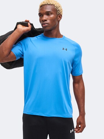 zils UNDER ARMOUR Standarta piegriezums Sporta krekls 'Tech 2.0'