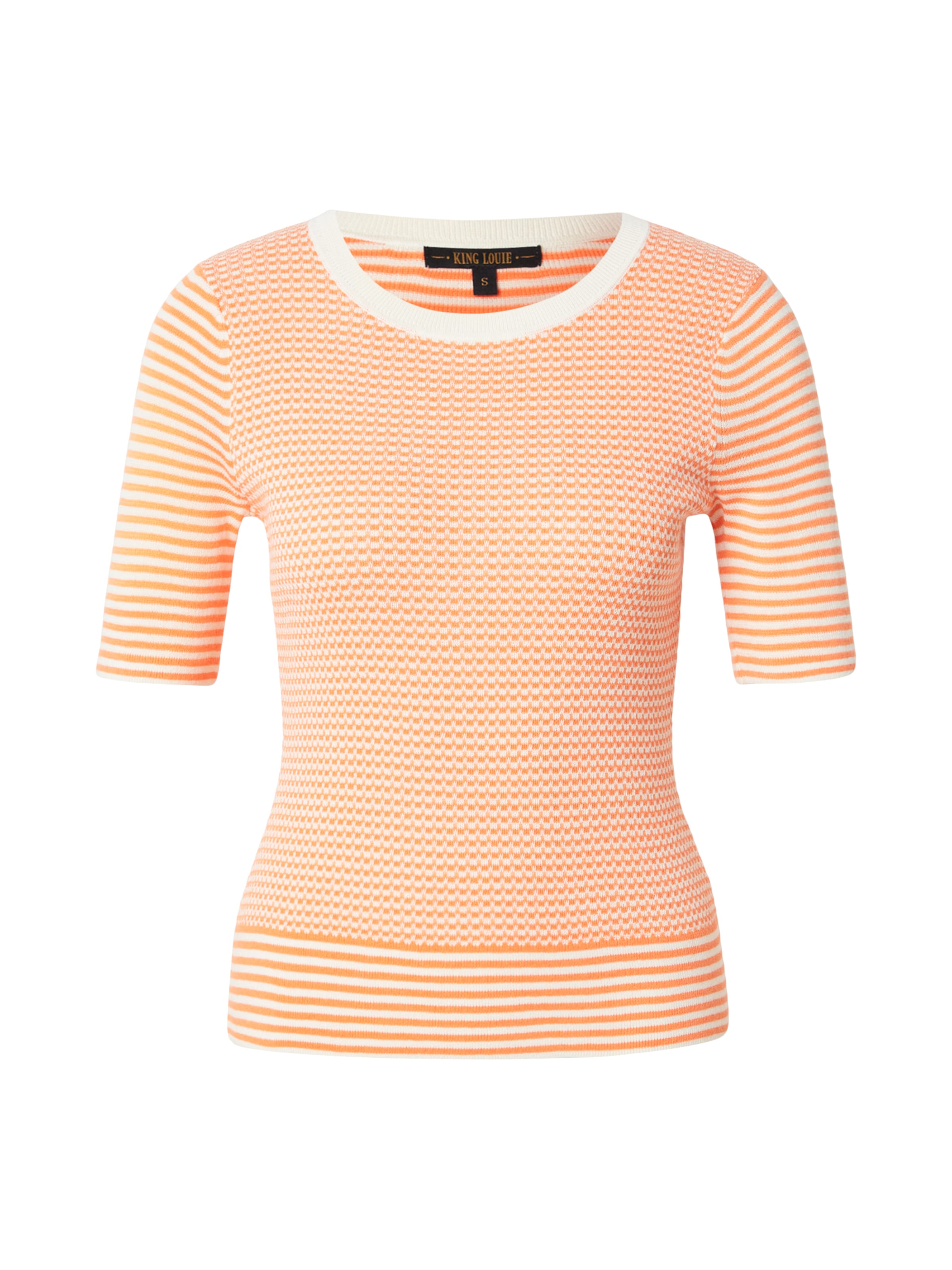 King Louie Koszulka 'Denis' w kolorze pomarańczowy: przód