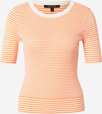 King Louie Koszulka 'Denis' w kolorze pomarańczowy: przód