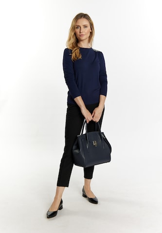 Borsa a mano di usha BLACK LABEL in blu