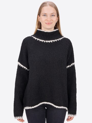 Pull-over 'JOLIE' Seasons of April en noir : devant