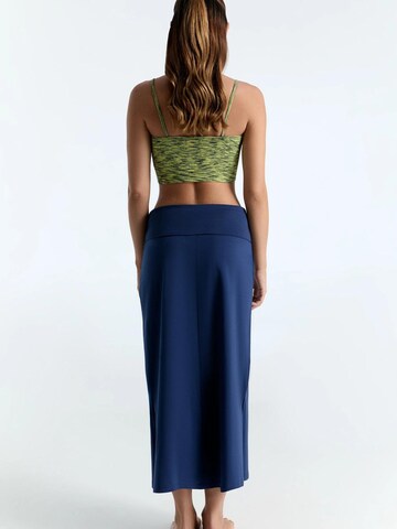 Leela COTTON Skirt in Blue