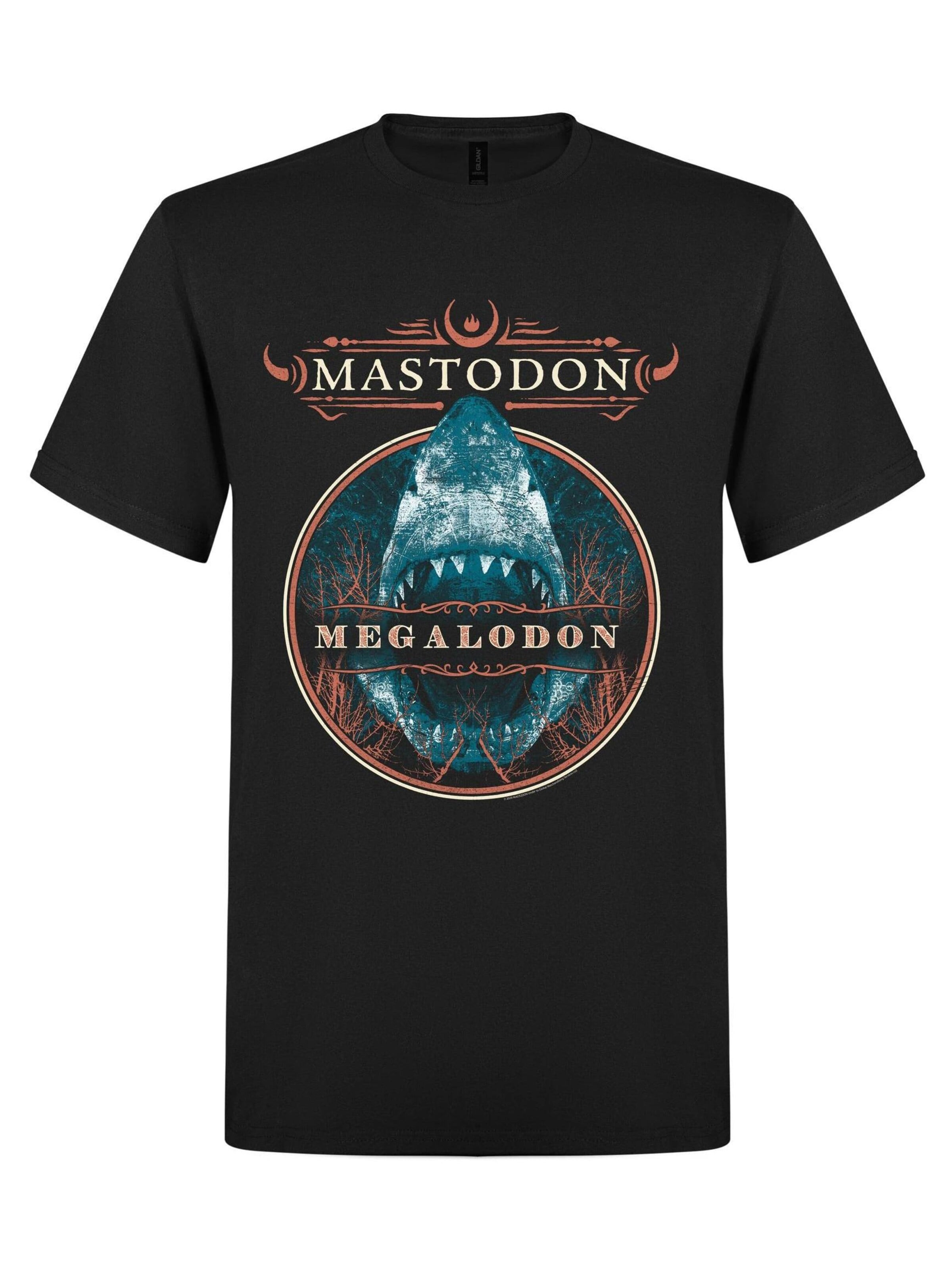 Mastodon Shirt 'Mastodon Megaldon T-Shirt' in Black: front