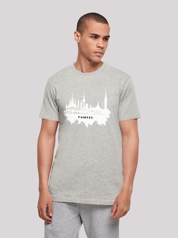 F4NT4STIC T-Shirt in Grau: predná strana