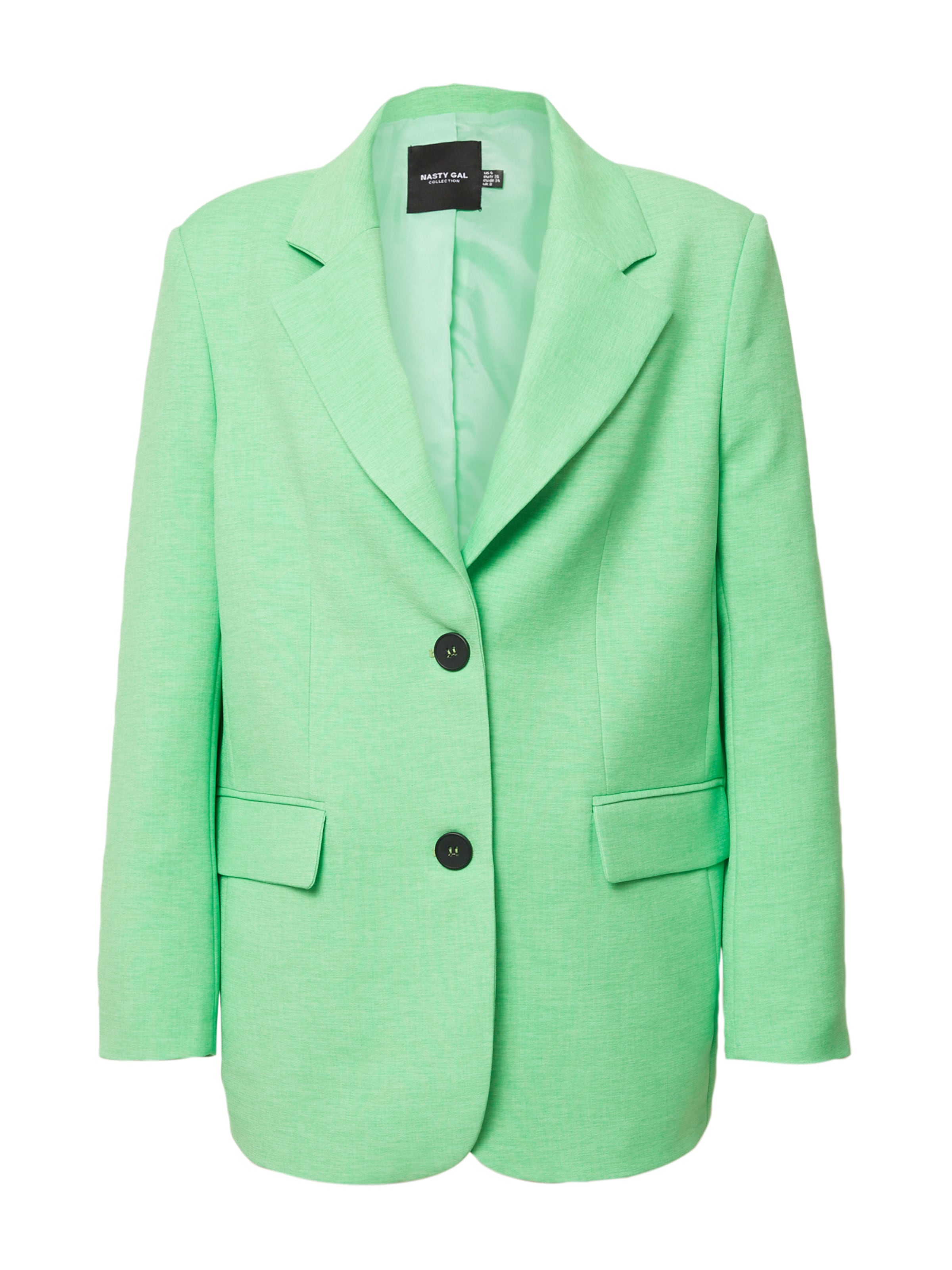 Nasty Gal Blazer 'Tracy' in Green: front