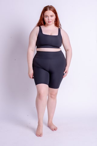 Girlfriend Collective Skinny Workout Pants in Black