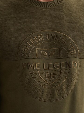 PME Legend Collegepaita 'Sweatshirt with large artwork' värissä vihreä
